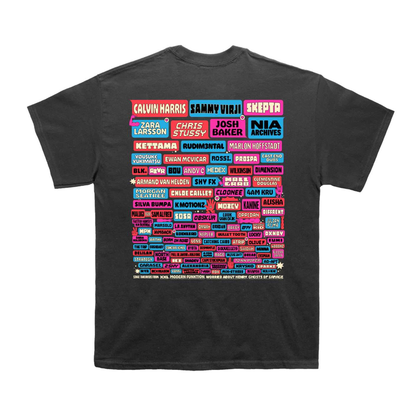PL 26 Line-up Tee Black