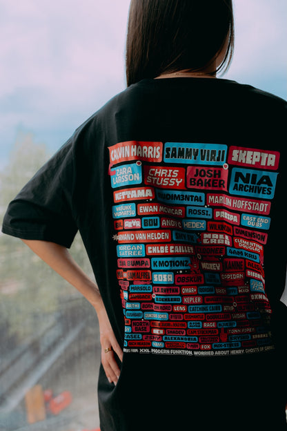 PL 26 Line-up Tee Black